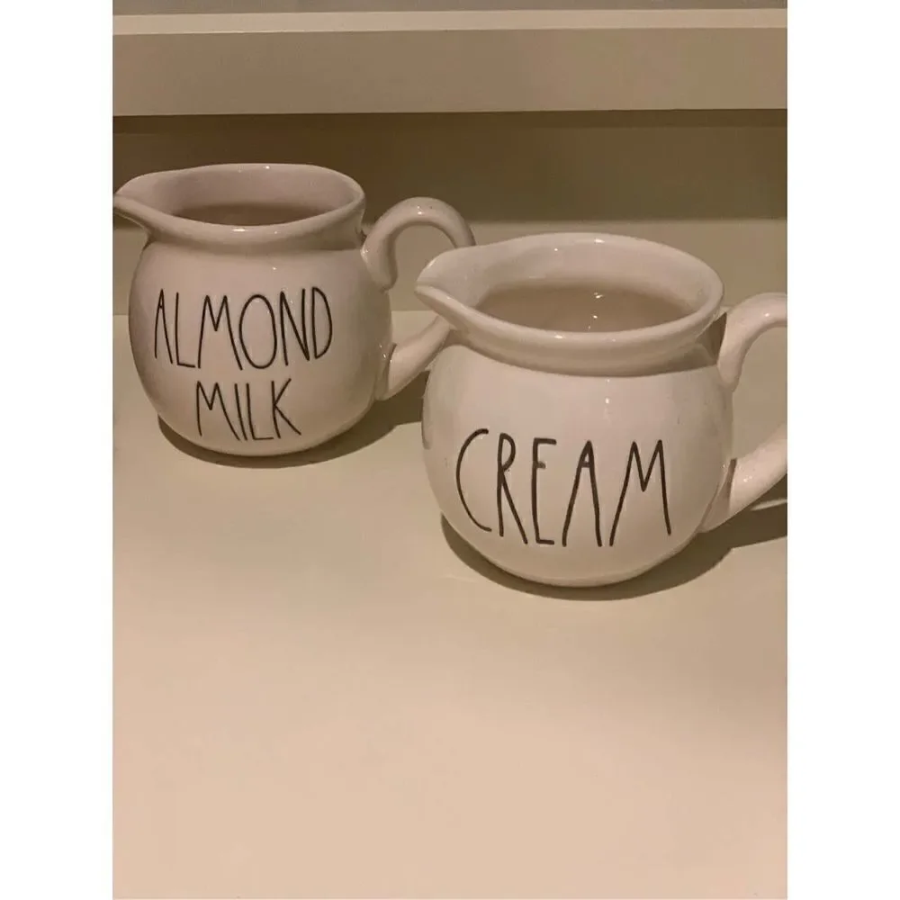 Rae Dunn Creamer Set Almond Milk Cream